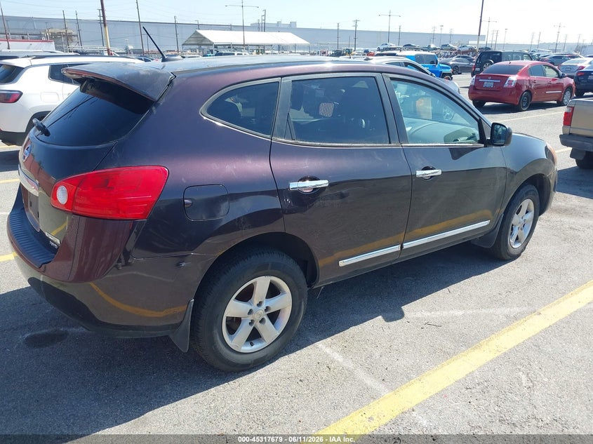 2013 Nissan Rogue VIN JN8AS5MV0DW118980 IAAI salvage auction — NORMAL WEAR, Clear - Dealer Only (California), sold $675 on 2026-08-01 (photo 4)