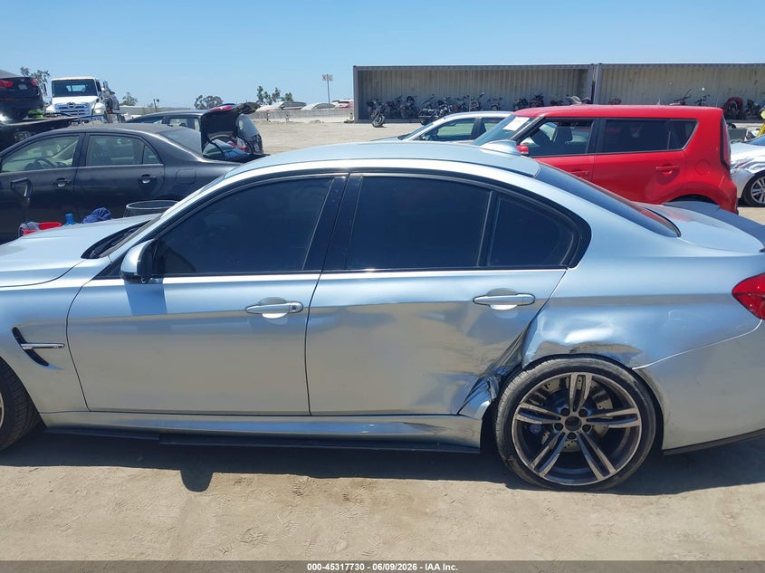 2016 BMW M3 VIN WBS8M9C52GP966976 IAAI salvage auction — REAR END, Salvage Title, sold $18,700 on 2026-07-15 (photo 6)