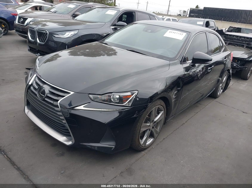 2020 Lexus Is VIN JTHDA1D25L5107034 IAAI salvage auction — SIDE, Salvage Certificate (California), sold $7,300 on 2026-07-29 (photo 2)