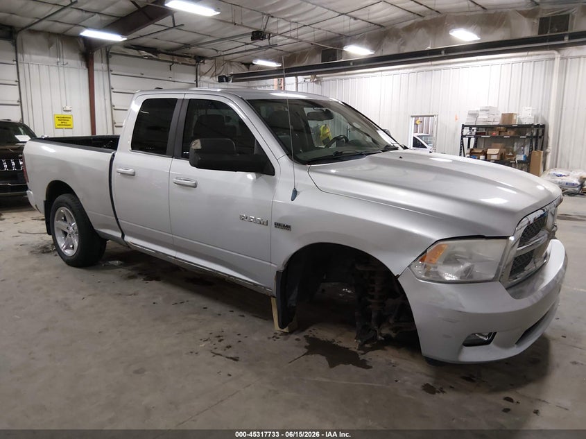 2009 Dodge Ram VIN 1D3HV18T69S711154 IAAI salvage auction — RIGHT FRONT, Salvage (Iowa), sold $750 on 2026-07-10 (photo 1)