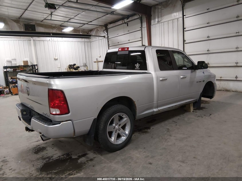 2009 Dodge Ram VIN 1D3HV18T69S711154 IAAI salvage auction — RIGHT FRONT, Salvage (Iowa), sold $750 on 2026-07-10 (photo 4)