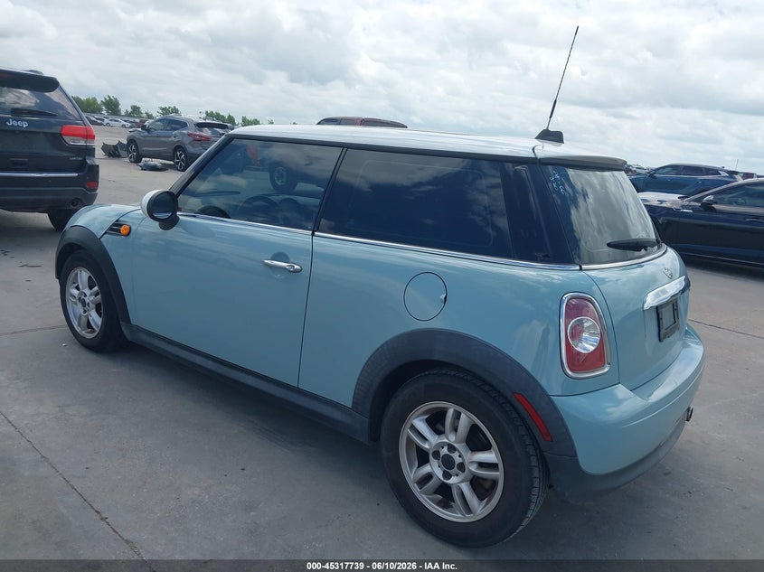 2012 Mini Cooper VIN WMWSU3C52CT259952 IAAI salvage auction — FRONT END, Original (Texas), sold $700 on 2026-07-22 (photo 3)