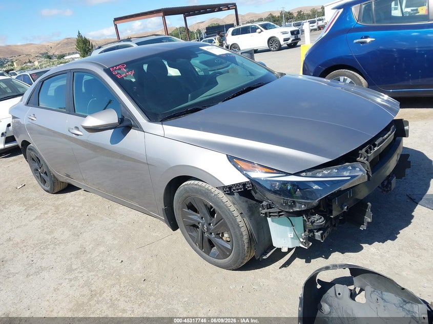 2022 Hyundai Elantra VIN KMHLS4AG3NU239466 IAAI salvage auction — FRONT & REAR, Salvage Title, sold $3,925 on 2026-07-16 (photo 1)