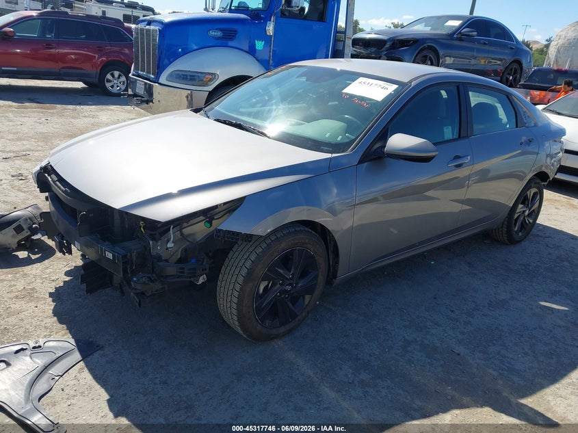 2022 Hyundai Elantra VIN KMHLS4AG3NU239466 IAAI salvage auction — FRONT & REAR, Salvage Title, sold $3,925 on 2026-07-16 (photo 2)