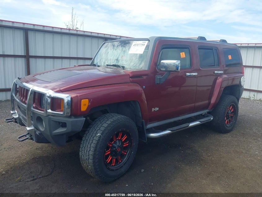 2007 Hummer H3 VIN 5GTDN13E678171730 IAAI salvage auction — VANDALISM, Bill Of Sale (Washington), sold $750 on 2026-07-28 (photo 2)