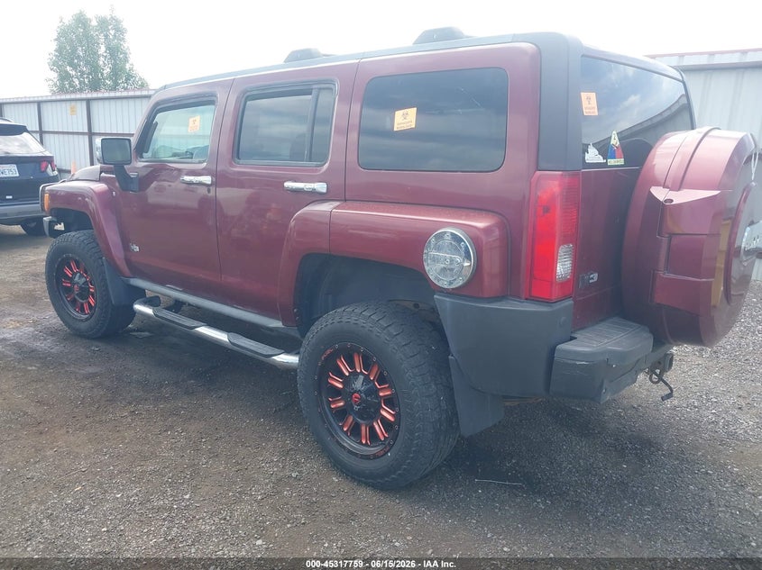 2007 Hummer H3 VIN 5GTDN13E678171730 IAAI salvage auction — VANDALISM, Bill Of Sale (Washington), sold $750 on 2026-07-28 (photo 3)