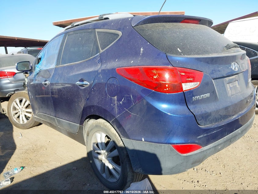 2013 Hyundai Tucson VIN KM8JU3AC1DU672968 IAAI salvage auction — NORMAL WEAR, Salvage Title, sold $425 on 2026-07-28 (photo 3)