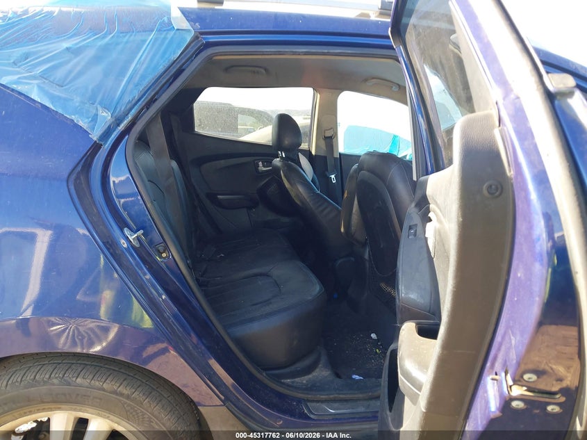 2013 Hyundai Tucson VIN KM8JU3AC1DU672968 IAAI salvage auction — NORMAL WEAR, Salvage Title, sold $425 on 2026-07-28 (photo 8)
