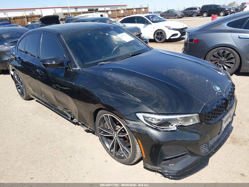 2019 BMW 3er VIN WBA5R7C55KAJ81067 IAAI salvage auction — RIGHT SIDE, Salvage (Colorado), sold $8,875 on 2026-08-18 (photo 1)