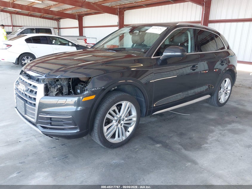 2018 Audi Q5 VIN WA1BNAFYXJ2001783 IAAI salvage auction — FRONT END, Salvage Title, sold $5,925 on 2026-07-24 (photo 2)