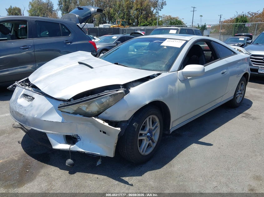 2003 Toyota Celica VIN JTDDR32T730156265 IAAI salvage auction — FRONT END, Salvage (California), sold $300 on 2026-07-09 (photo 2)