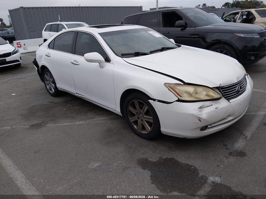 2008 Lexus ES VIN JTHBJ46G182157049 IAAI salvage auction — NORMAL WEAR, Salvage (California), sold $550 on 2026-07-09 (photo 1)
