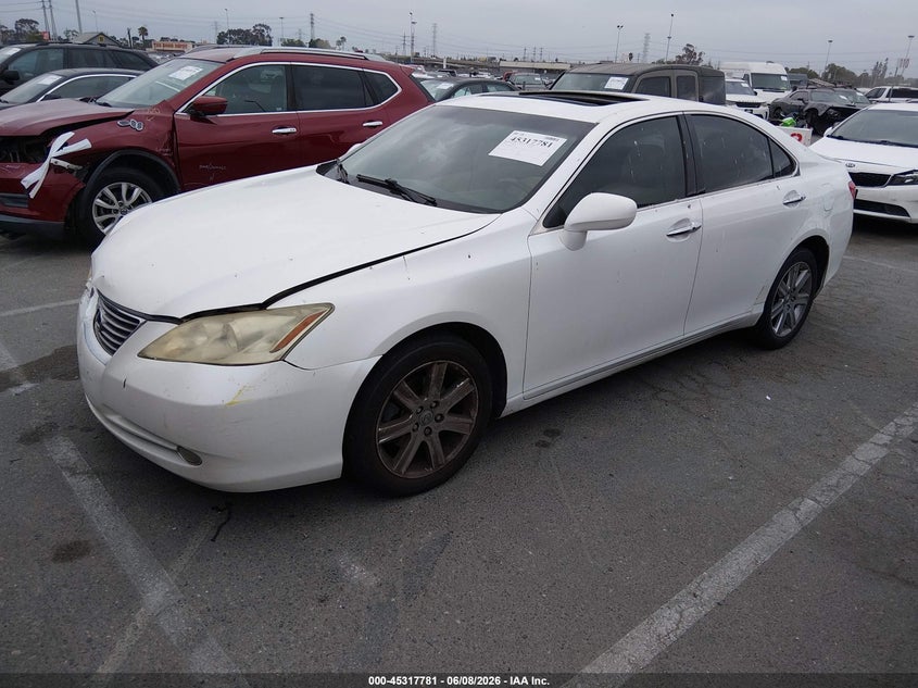 2008 Lexus ES VIN JTHBJ46G182157049 IAAI salvage auction — NORMAL WEAR, Salvage (California), sold $550 on 2026-07-09 (photo 2)