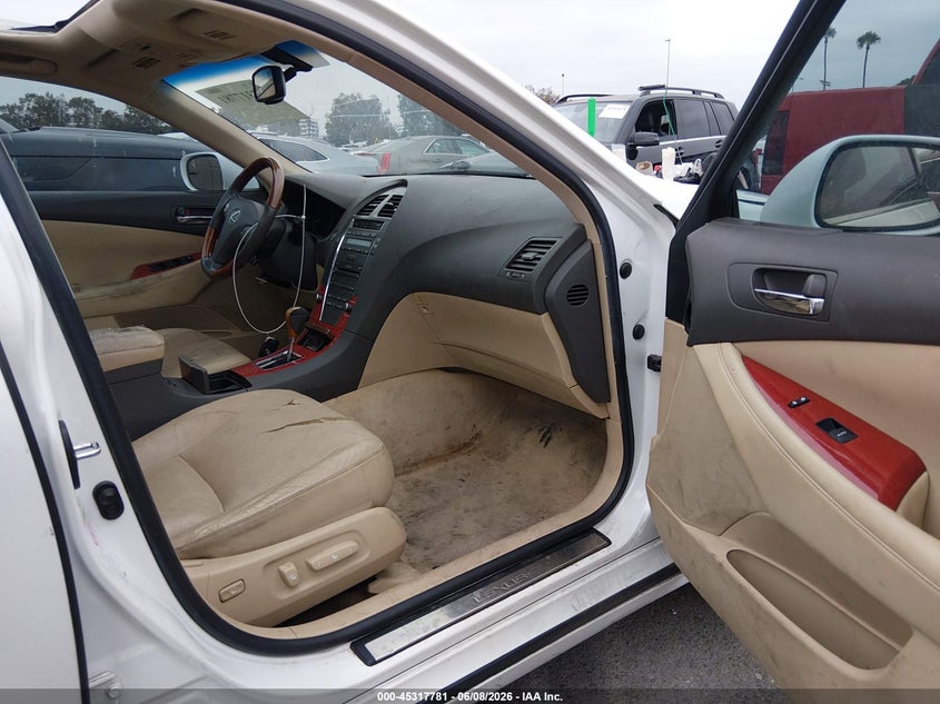 2008 Lexus ES VIN JTHBJ46G182157049 IAAI salvage auction — NORMAL WEAR, Salvage (California), sold $550 on 2026-07-09 (photo 5)