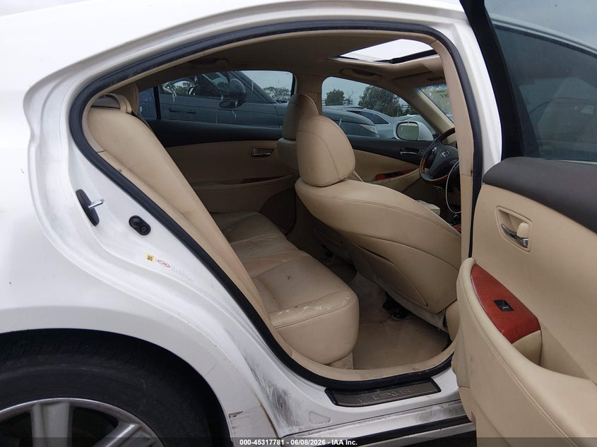 2008 Lexus ES VIN JTHBJ46G182157049 IAAI salvage auction — NORMAL WEAR, Salvage (California), sold $550 on 2026-07-09 (photo 8)