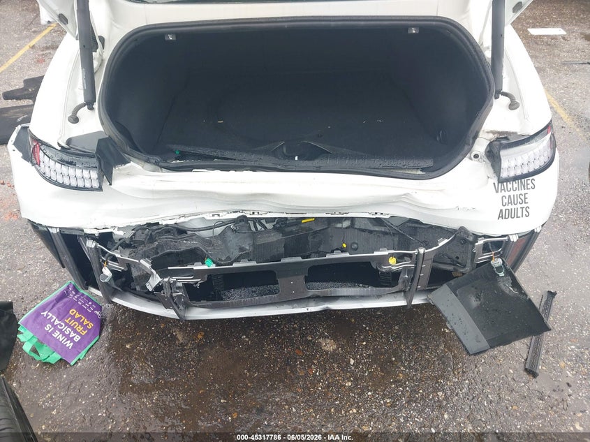2024 Hyundai Ioniq 6 VIN KMHM54AC2RA055068 IAAI salvage auction — FRONT & REAR, Original (Texas), sold $8,700 on 2026-09-17 (photo 6)