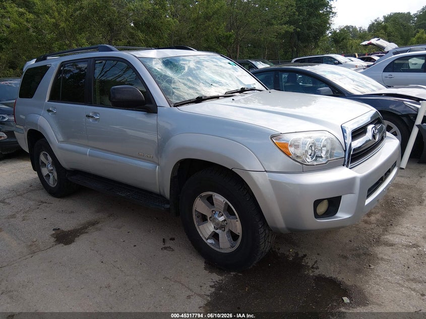 2006 Toyota 4runner VIN JTEBT14R160060601 IAAI salvage auction — ROOF, Salvage (Kansas), sold $4,175 on 2026-07-08 (photo 1)