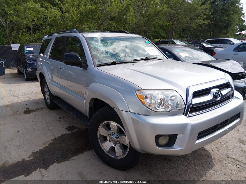 2006 Toyota 4runner VIN JTEBT14R160060601 IAAI salvage auction — ROOF, Salvage (Kansas), sold $4,175 on 2026-07-08 (photo 6)