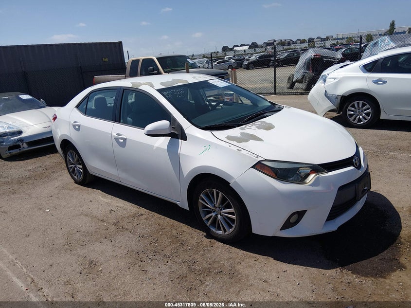 2014 Toyota Corolla VIN 5YFBURHE5EP060550 IAAI salvage auction — LEFT SIDE, Salvage Title, sold $3,050 on 2026-07-06 (photo 1)