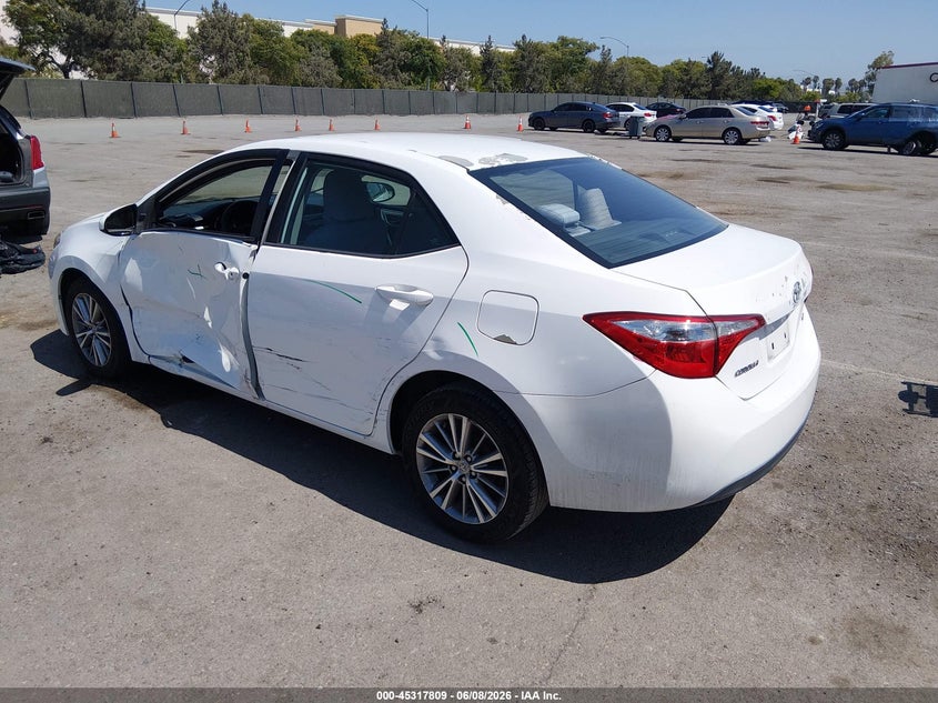 2014 Toyota Corolla VIN 5YFBURHE5EP060550 IAAI salvage auction — LEFT SIDE, Salvage Title, sold $3,050 on 2026-07-06 (photo 3)