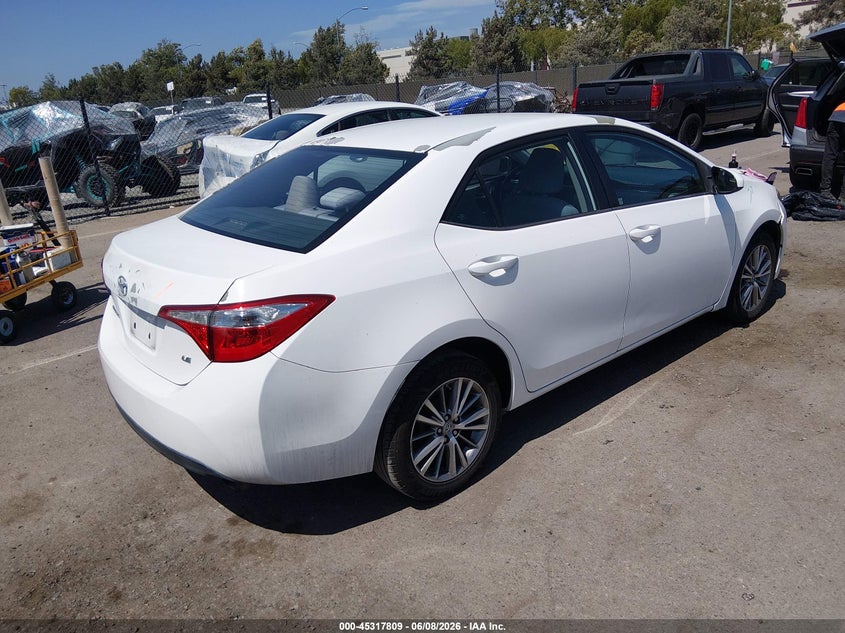 2014 Toyota Corolla VIN 5YFBURHE5EP060550 IAAI salvage auction — LEFT SIDE, Salvage Title, sold $3,050 on 2026-07-06 (photo 4)