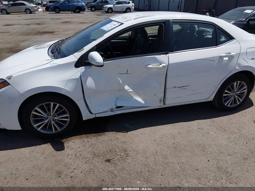 2014 Toyota Corolla VIN 5YFBURHE5EP060550 IAAI salvage auction — LEFT SIDE, Salvage Title, sold $3,050 on 2026-07-06 (photo 6)