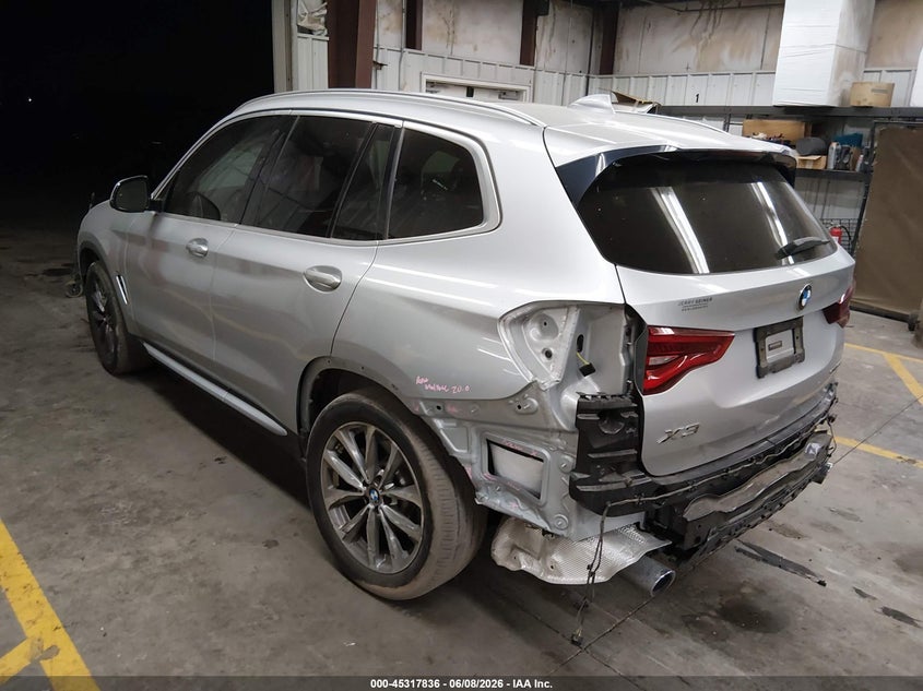 2019 BMW X3 VIN 5UXTR7C5XKLR52152 IAAI salvage auction — REAR END, Salvage Title, sold $11,100 on 2026-07-08 (photo 3)