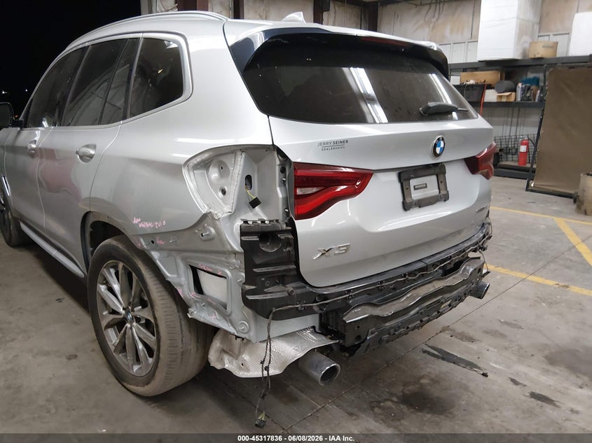 2019 BMW X3 VIN 5UXTR7C5XKLR52152 IAAI salvage auction — REAR END, Salvage Title, sold $11,100 on 2026-07-08 (photo 6)