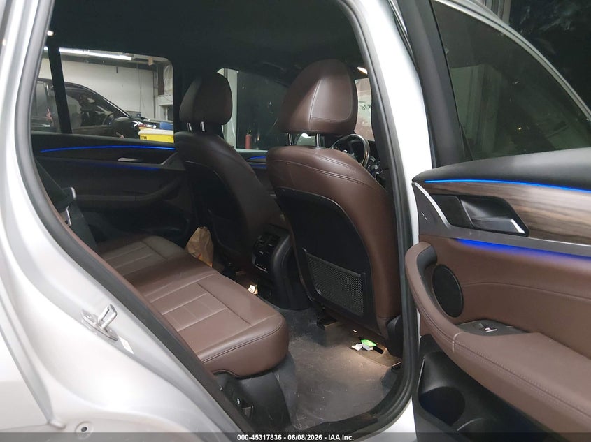 2019 BMW X3 VIN 5UXTR7C5XKLR52152 IAAI salvage auction — REAR END, Salvage Title, sold $11,100 on 2026-07-08 (photo 8)