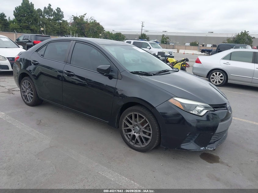 2014 Toyota Corolla VIN 5YFBURHE6EP125194 IAAI salvage auction — REAR END, Salvage Title, sold $2,400 on 2026-07-13 (photo 1)