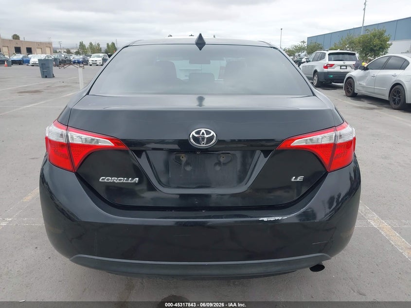 2014 Toyota Corolla VIN 5YFBURHE6EP125194 IAAI salvage auction — REAR END, Salvage Title, sold $2,400 on 2026-07-13 (photo 6)