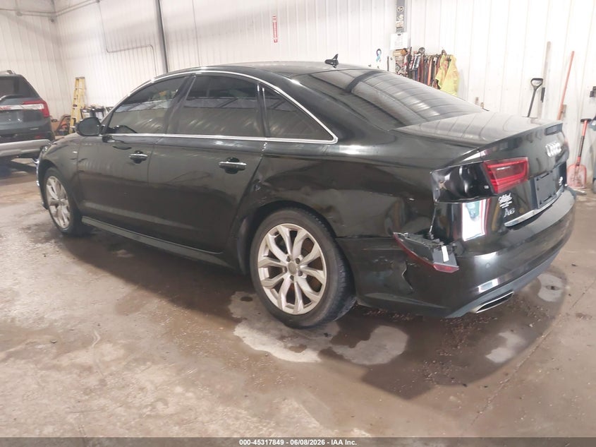 2018 Audi A6 VIN WAUF8AFCXJN022728 IAAI salvage auction — LEFT REAR, Salvage (North Dakota), sold $1,325 on 2026-07-28 (photo 3)