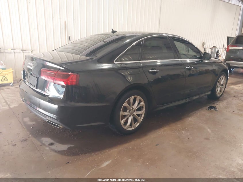 2018 Audi A6 VIN WAUF8AFCXJN022728 IAAI salvage auction — LEFT REAR, Salvage (North Dakota), sold $1,325 on 2026-07-28 (photo 4)