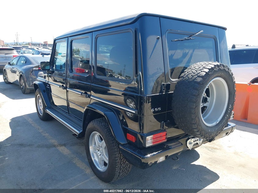 2005 Mercedes-benz G-class VIN WDCYR71E65X157391 IAAI salvage auction — WATER/FLOOD, Clear (Montana), sold $24,600 on 2026-07-29 (photo 3)