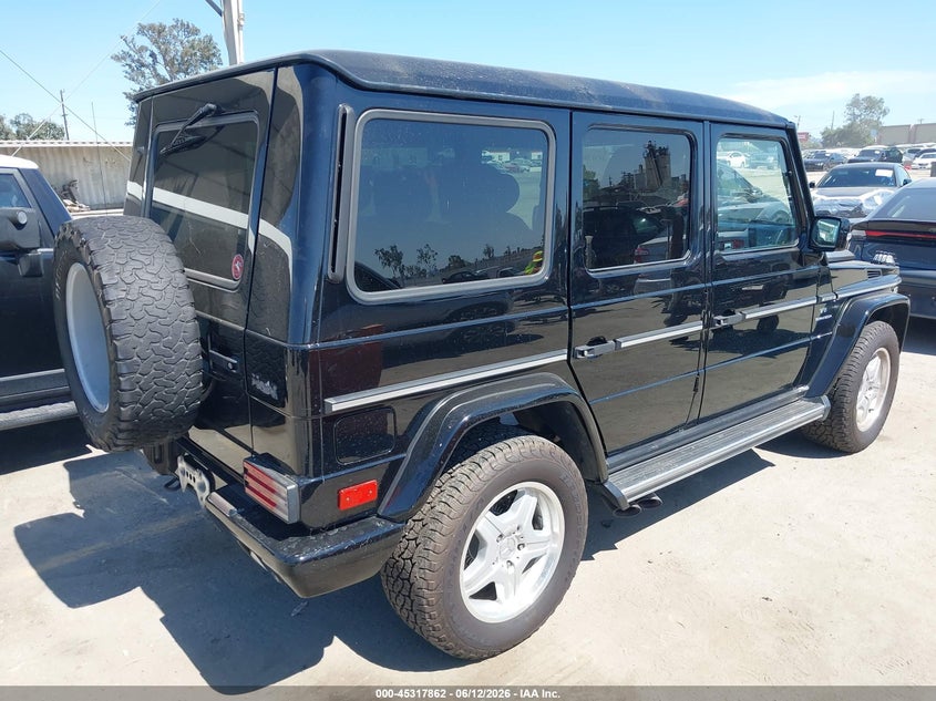 2005 Mercedes-benz G-class VIN WDCYR71E65X157391 IAAI salvage auction — WATER/FLOOD, Clear (Montana), sold $24,600 on 2026-07-29 (photo 4)