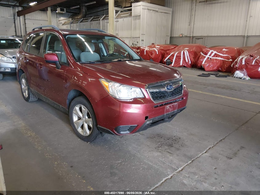 2016 Subaru Forester VIN JF2SJADC2GH567131 IAAI salvage auction — LEFT FRONT, Salvage (Oregon), sold $3,000 on 2026-08-01 (photo 1)