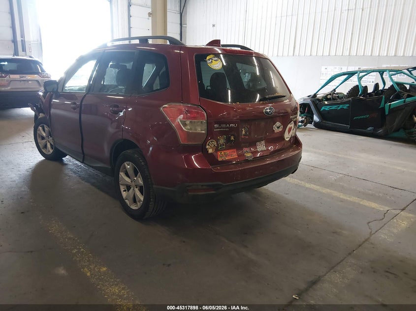 2016 Subaru Forester VIN JF2SJADC2GH567131 IAAI salvage auction — LEFT FRONT, Salvage (Oregon), sold $3,000 on 2026-08-01 (photo 3)
