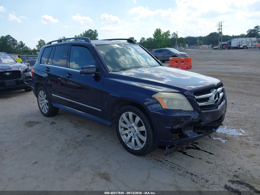 2010 Mercedes-benz Glk-class VIN WDCGG8HB6AF309611 IAAI salvage auction — FRONT END, Clear (Virginia), sold $625 on 2026-07-11 (photo 1)