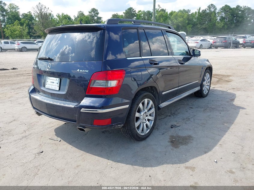 2010 Mercedes-benz Glk-class VIN WDCGG8HB6AF309611 IAAI salvage auction — FRONT END, Clear (Virginia), sold $625 on 2026-07-11 (photo 4)