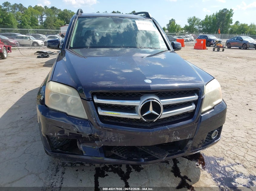 2010 Mercedes-benz Glk-class VIN WDCGG8HB6AF309611 IAAI salvage auction — FRONT END, Clear (Virginia), sold $625 on 2026-07-11 (photo 6)