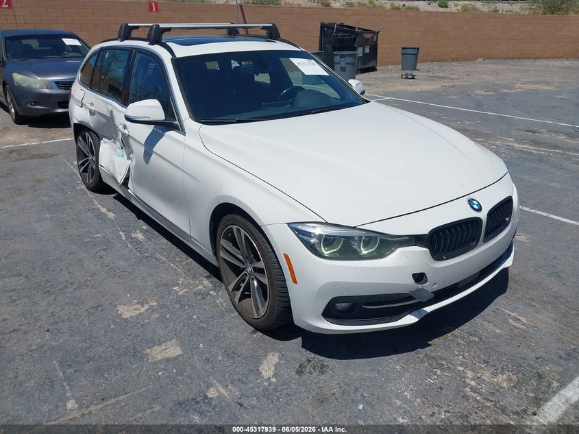 2018 BMW 3er VIN WBA8J1C58JA019014 IAAI salvage auction — RIGHT SIDE, Salvage Title, sold $4,350 on 2026-07-15 (photo 1)
