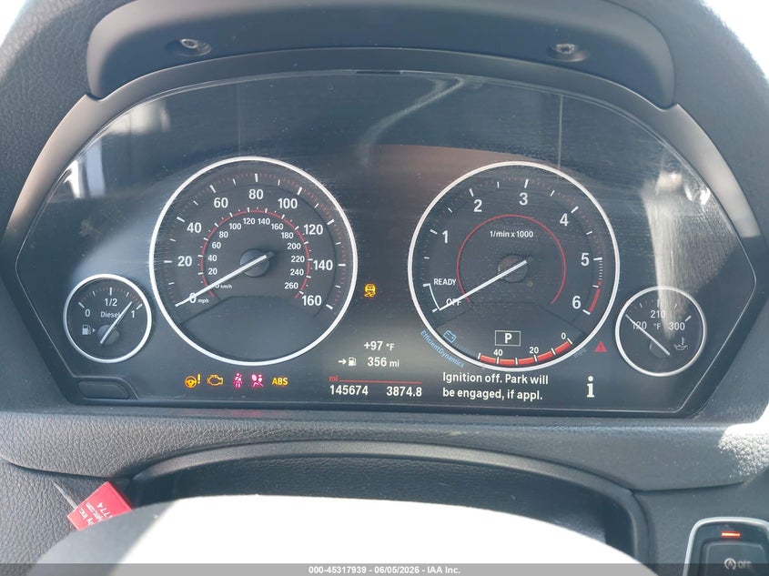 2018 BMW 3er VIN WBA8J1C58JA019014 IAAI salvage auction — RIGHT SIDE, Salvage Title, sold $4,350 on 2026-07-15 (photo 7)