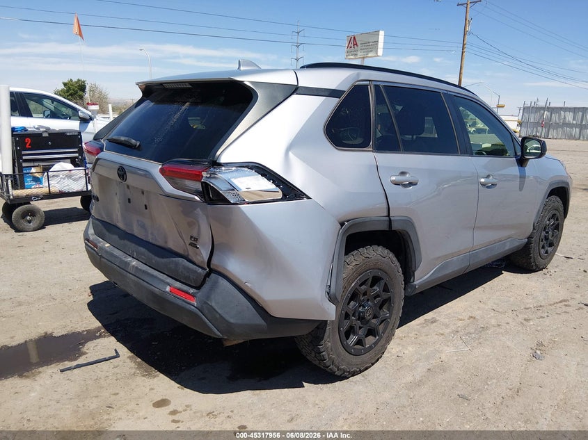 2019 Toyota Rav 4 VIN JTMF1RFVXKD045070 IAAI salvage auction — REAR END, Salvage (New Mexico), sold $6,750 on 2026-07-29 (photo 4)