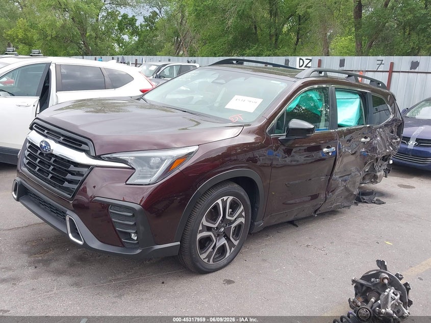 2026 Subaru Ascent VIN 4S4WMAKD3T3406678 IAAI salvage auction — SIDE, Salvage (Utah), sold $12,500 on 2026-08-21 (photo 2)