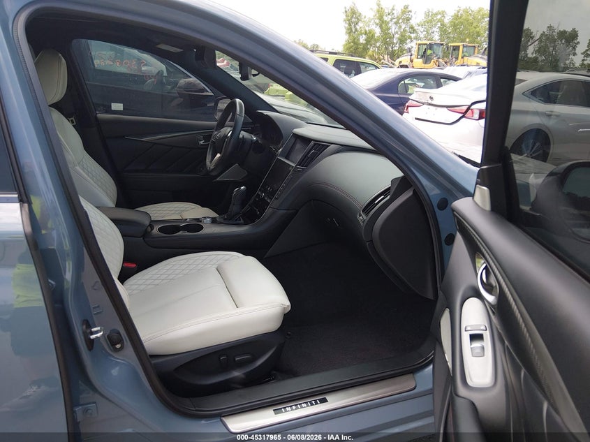 2021 Infiniti Q50 VIN JN1FV7DR6MM880751 IAAI salvage auction — HAIL, Salvage Title, sold $13,200 on 2026-07-14 (photo 5)