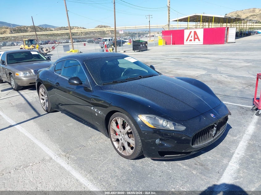 2011 Maserati Granturismo VIN ZAM45KLA0B0055078 IAAI salvage auction — FRONT END, Salvage (California), sold $12,150 on 2026-07-08 (photo 1)