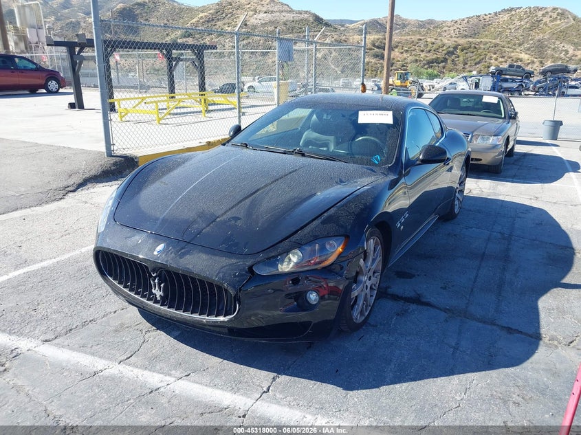 2011 Maserati Granturismo VIN ZAM45KLA0B0055078 IAAI salvage auction — FRONT END, Salvage (California), sold $12,150 on 2026-07-08 (photo 2)