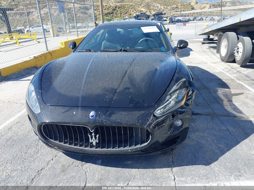 2011 Maserati Granturismo VIN ZAM45KLA0B0055078 IAAI salvage auction — FRONT END, Salvage (California), sold $12,150 on 2026-07-08 (photo 6)
