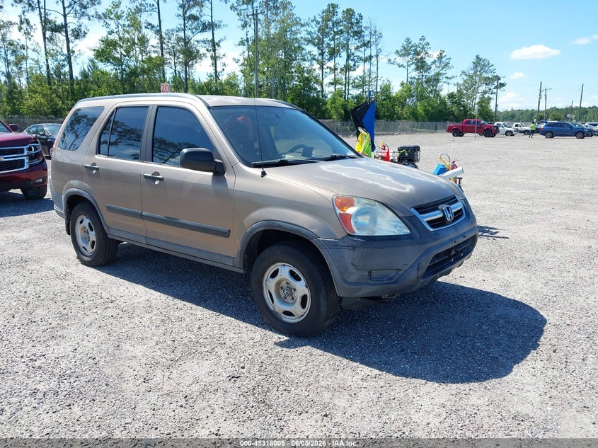 2004 Honda Cr-v VIN SHSRD684X4U205427 IAAI salvage auction — MECHANICAL, Clear (Florida), sold $575 on 2026-07-07 (photo 1)