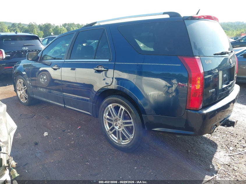 2008 Cadillac Srx VIN 1GYEE53A480131124 IAAI salvage auction — RIGHT REAR, Salvage (Alabama), sold $350 on 2026-07-08 (photo 3)